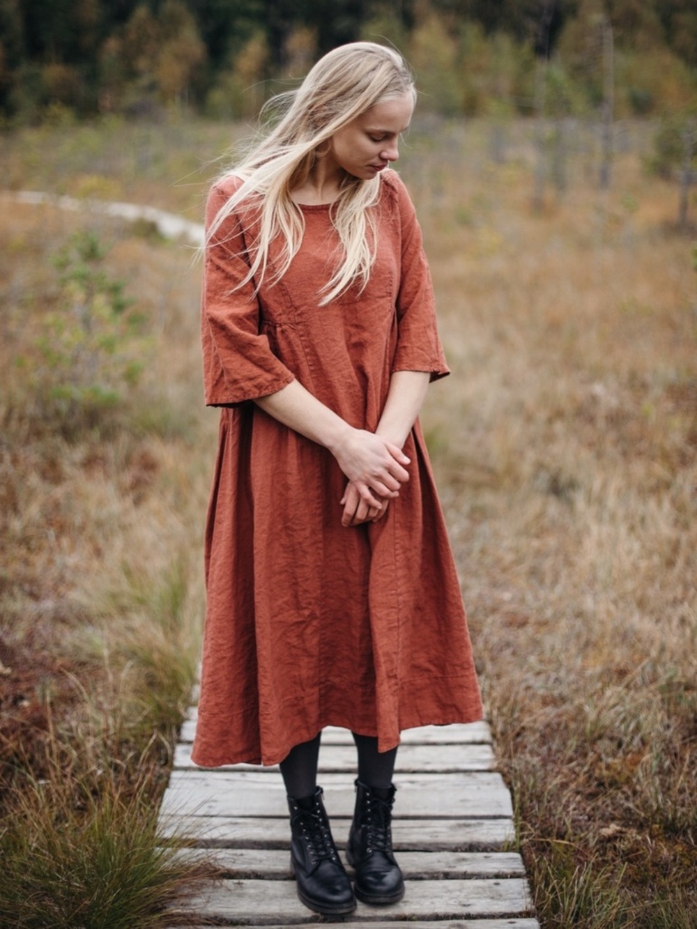 La Petite Alice Dress Leah With Bell Sleeves